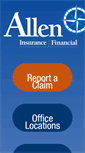 Mobile Screenshot of alleninsuranceandfinancial.com